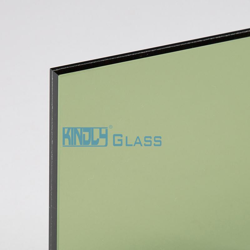 Vidrio laminado reflectante transparente de verde oscuro 